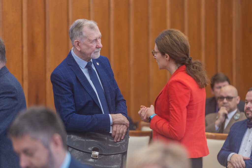 Sesja sejmiku województwa, 24 listopada 2025, fot. Mikołaj Kuras dla UMWKP