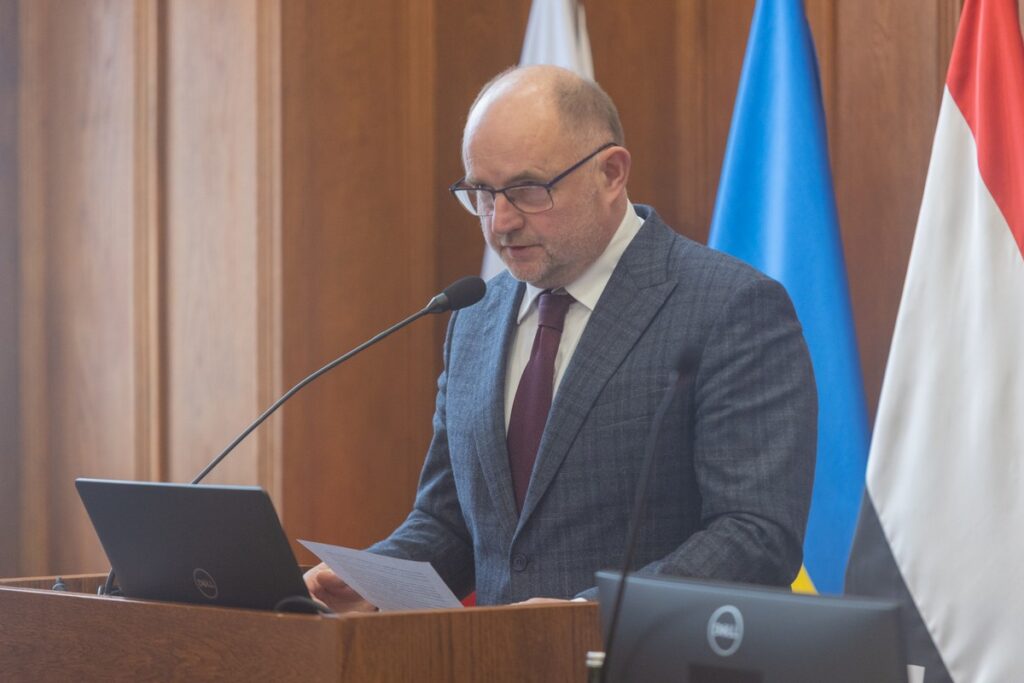 Sesja sejmiku województwa, 24 listopada 2025, fot. Mikołaj Kuras dla UMWKP