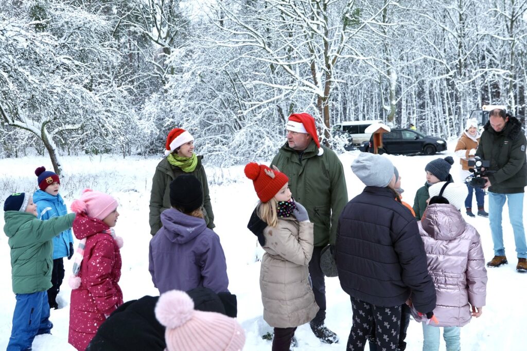 Wybór choinki w Leśnictwie Raciniewo, fot. Andrzej Goiński/UMWKP