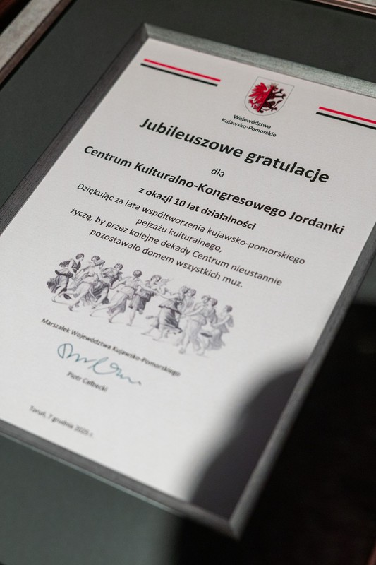 Gala jubileuszowa w Centrum Kulturalno-Kongresowym Jordanki, fot. Szymon Zdziebło/tarantoga.pl dla UMWKP