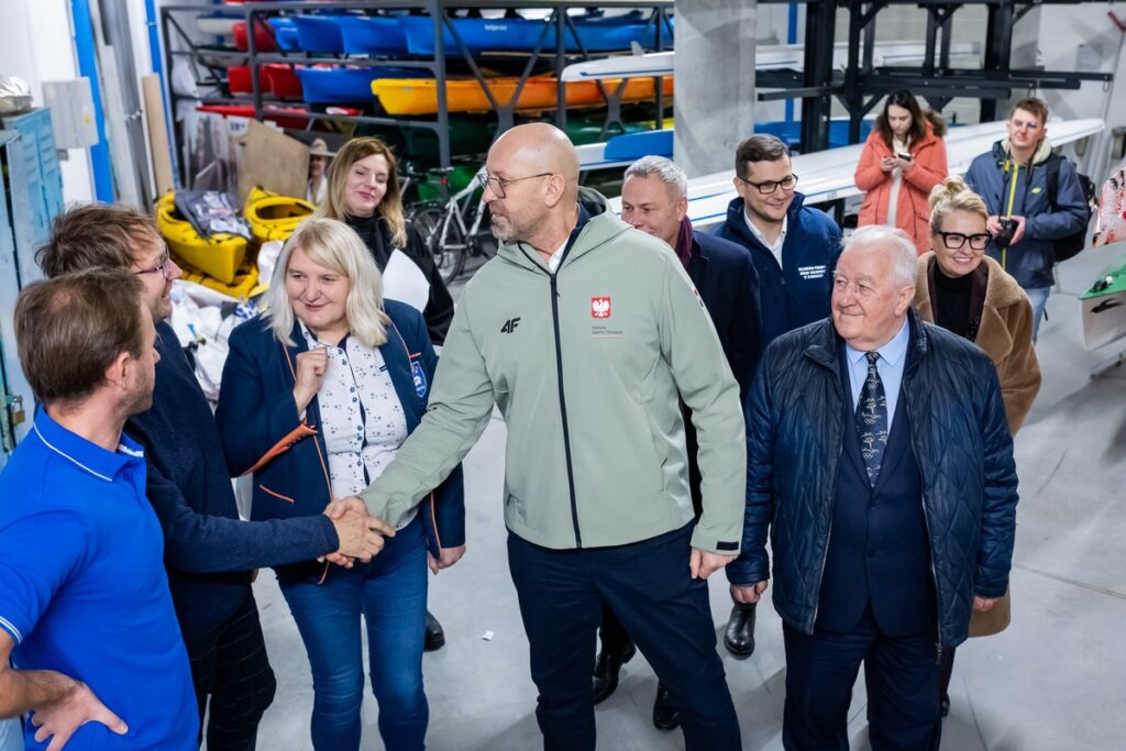 Meeting with the Minister of Sport and Tourism, Jakub Rutnicki, in Bydgoszcz, photo by Tomasz Czachorowski/eventphoto.com.pl for the UMWKP