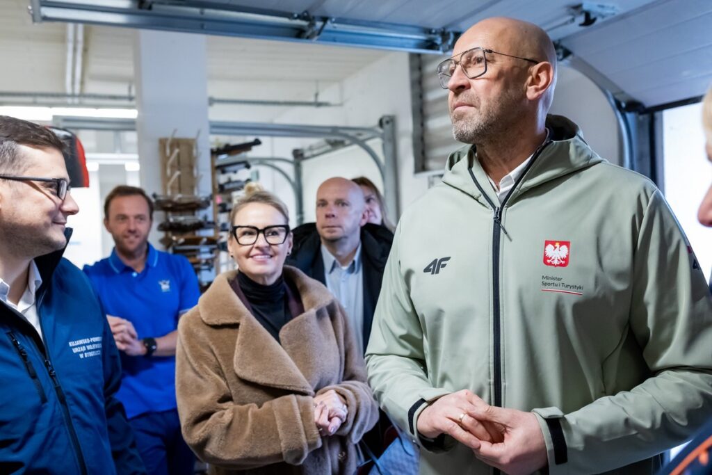 Meeting with the Minister of Sport and Tourism, Jakub Rutnicki, in Bydgoszcz, photo by Tomasz Czachorowski/eventphoto.com.pl for the UMWKP