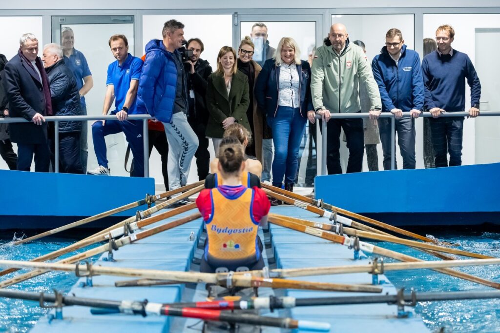 Meeting with the Minister of Sport and Tourism, Jakub Rutnicki, in Bydgoszcz, photo by Tomasz Czachorowski/eventphoto.com.pl for the UMWKP