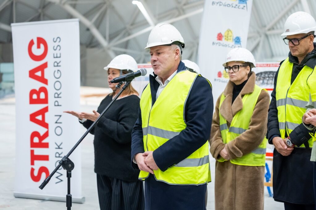 Meeting with the Minister of Sport and Tourism, Jakub Rutnicki, and the President of the Polish Athletic Association, Sebastian Chmara, photo by Tomasz Czachorowski/eventphoto.com.pl for the UMWKP
