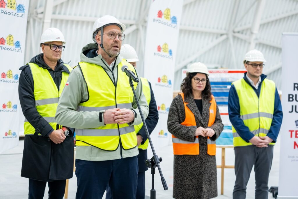 Meeting with the Minister of Sport and Tourism, Jakub Rutnicki, and the President of the Polish Athletic Association, Sebastian Chmara, photo by Tomasz Czachorowski/eventphoto.com.pl for the UMWKP