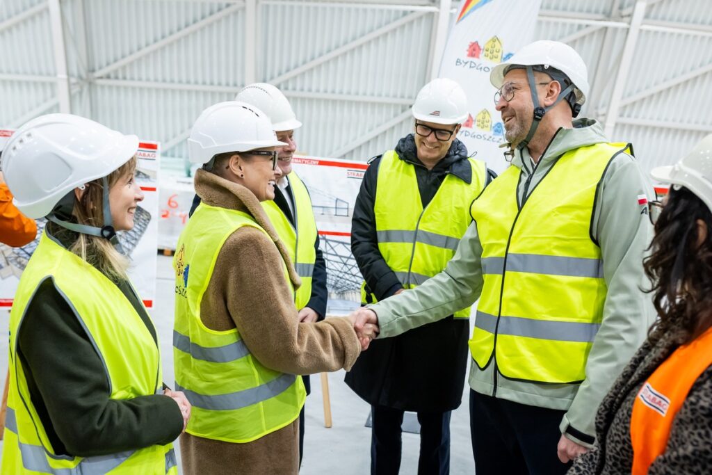 Meeting with the Minister of Sport and Tourism, Jakub Rutnicki, and the President of the Polish Athletic Association, Sebastian Chmara, photo by Tomasz Czachorowski/eventphoto.com.pl for the UMWKP