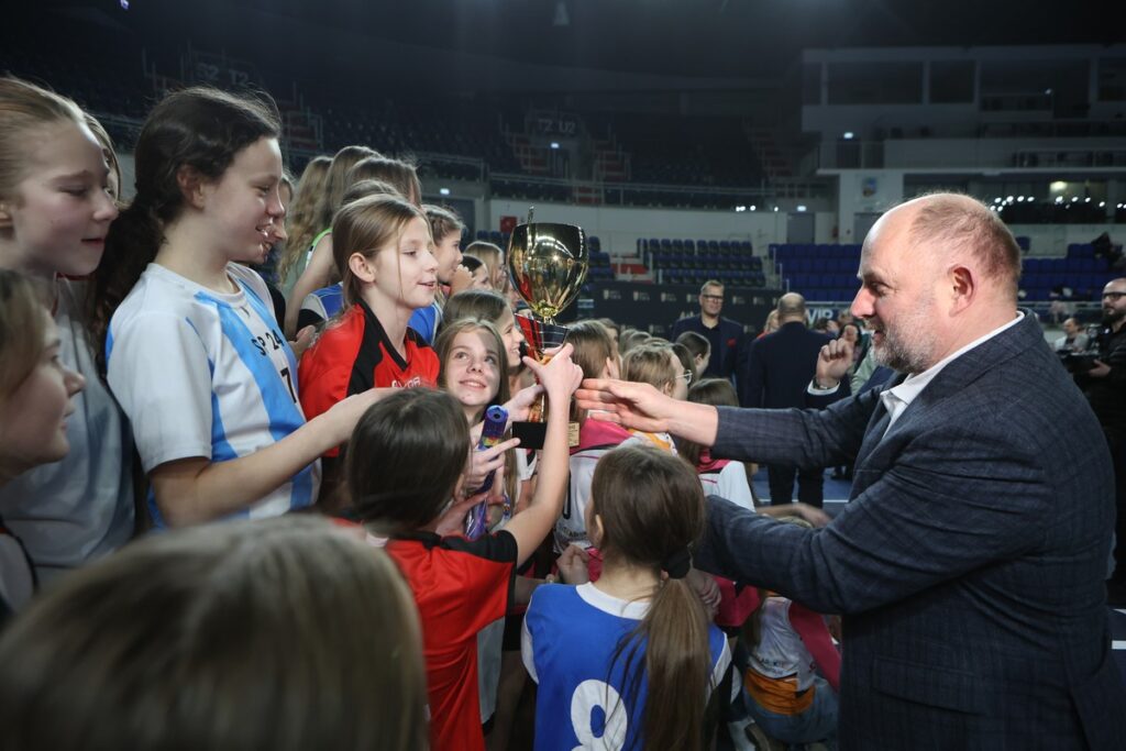 Meeting with Jakub Rutnicki, Minister of Sport and Tourism, and Sebastian Chmara, President of the Polish Athletics Association, in Toruń, photo by Mikolaj Kuras for UMWKP