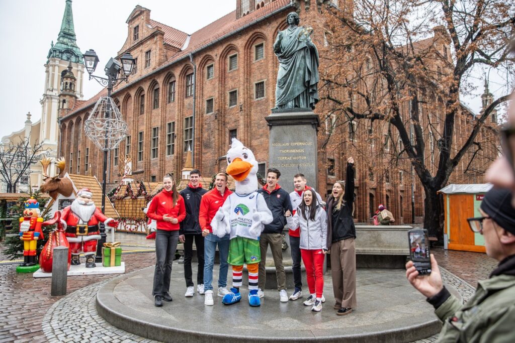 Uroczystość z okazji rozpoczęcia odliczania stu dni do Halowych Mistrzostw Świata Kujawy Pomorze 26, fot. Andrzej Goiński/UMWKP