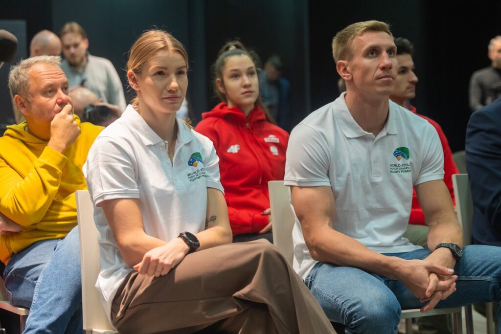 Uroczystość z okazji rozpoczęcia odliczania stu dni do Halowych Mistrzostw Świata Kujawy Pomorze 26, fot. Mikołaj Kuras dla UMWKP