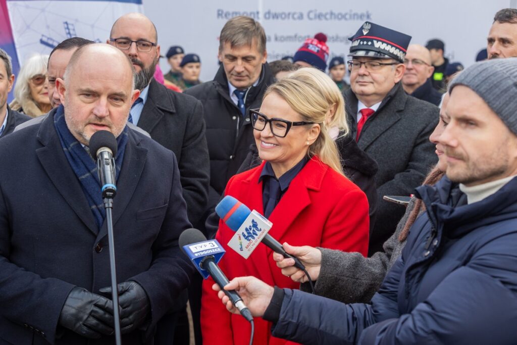 Inauguracja połączeń do Ciechocinka, fot. Mikołaj Kuras dla UMWKP