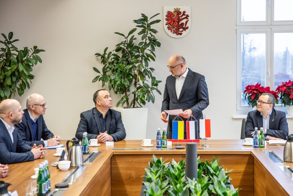 Spotkanie z delegacją z Obwodu Chmielnickiego, fot. Andrzej Goiński/UMWKP