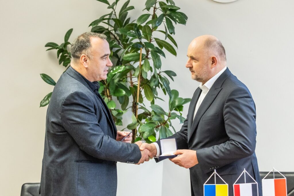 Spotkanie z delegacją z Obwodu Chmielnickiego, fot. Andrzej Goiński/UMWKP