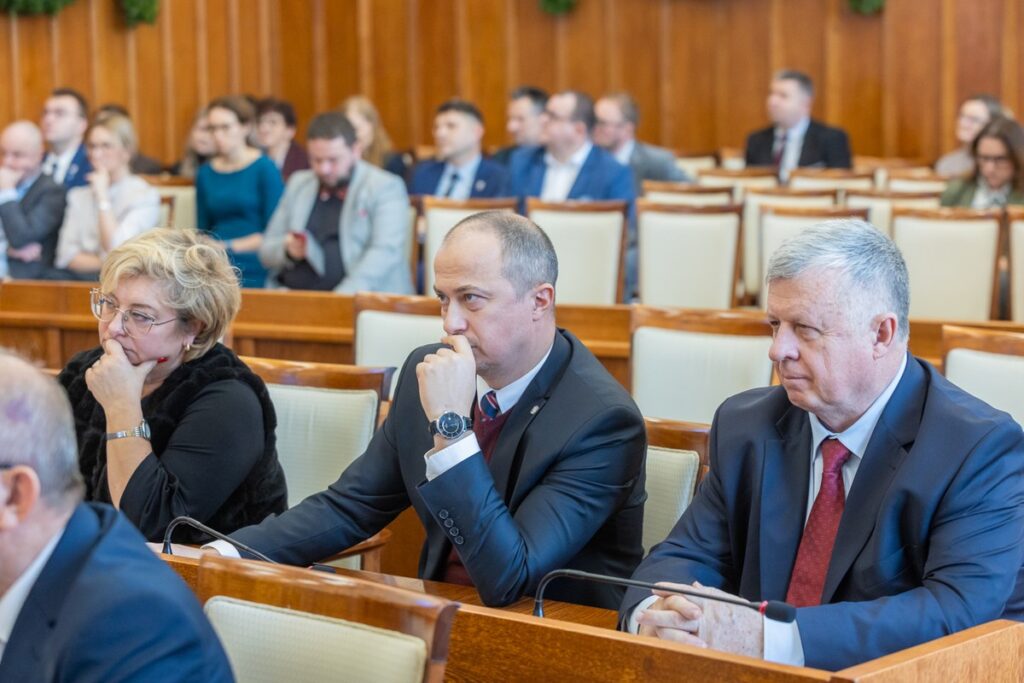 Budget session of the Regional Parliament, 19 December 2025, photo by Mikołaj Kuras for UMWKP
