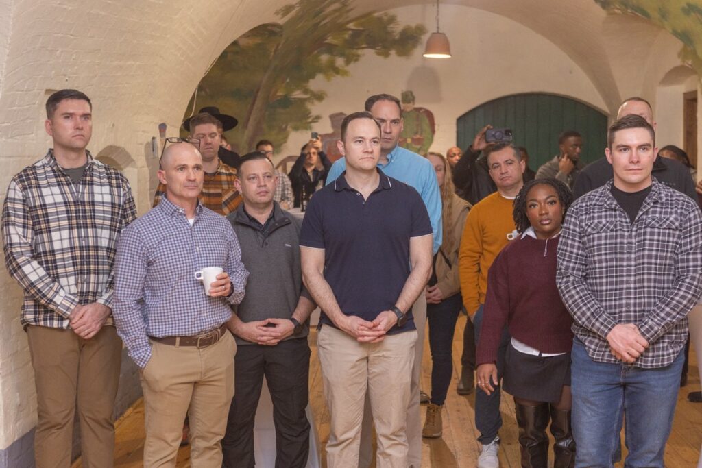 Uroczyste spotkanie wigilijne żołnierzami Armii USA, fot. Mikołaj Kuras dla UMWKP