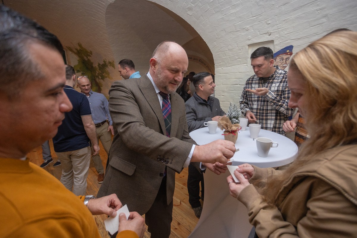 Uroczyste spotkanie wigilijne żołnierzami Armii USA, fot. Mikołaj Kuras dla UMWKP