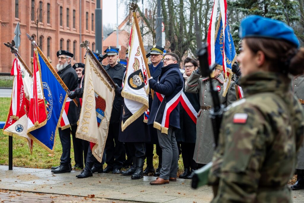 Obchody 107. rocznicy wybuchu Powstania Wielkopolskiego w Bydgoszczy, fot. Tomasz Czachorowski/eventphoto.com.pl