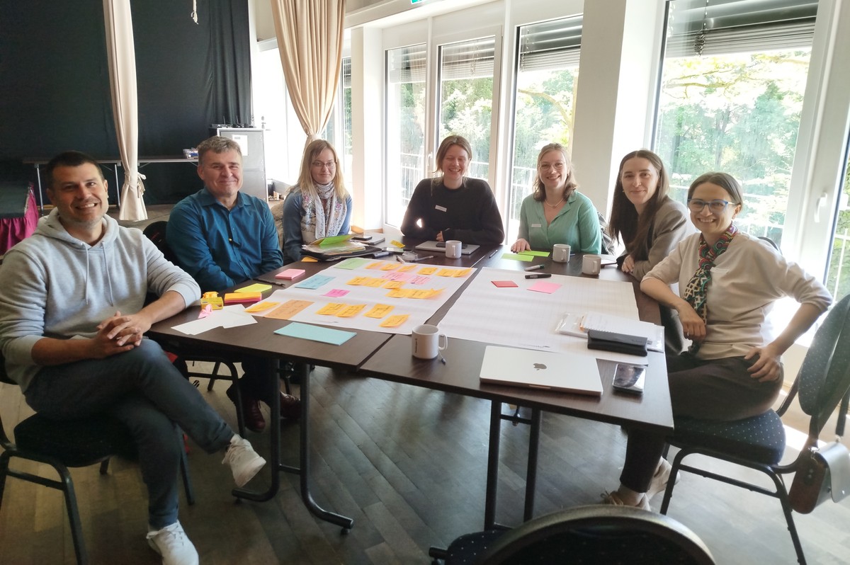 Warsztaty podczas spotkania partnerów projektu Danube4all (program Horyzont Europa)