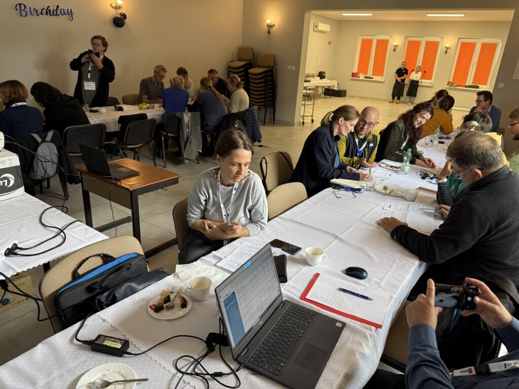 Feedback session w gronie partnerów projektu RIWET fot. R. Modrzewski