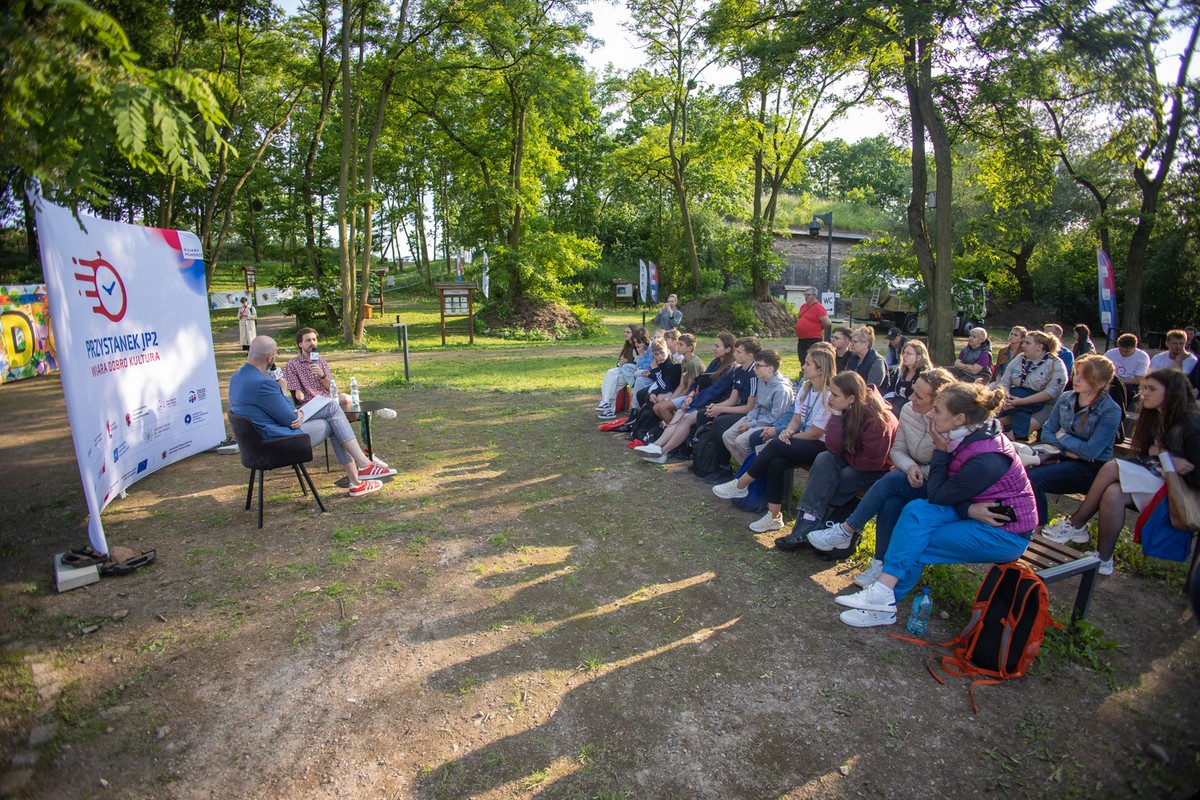 Janek Mela at Przystanek JP2, photo by Mikołaj Kuras for UMWKP