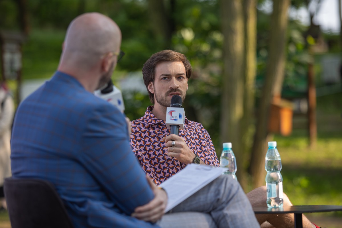 Janek Mela at Przystanek JP2, photo by Mikołaj Kuras for UMWKP