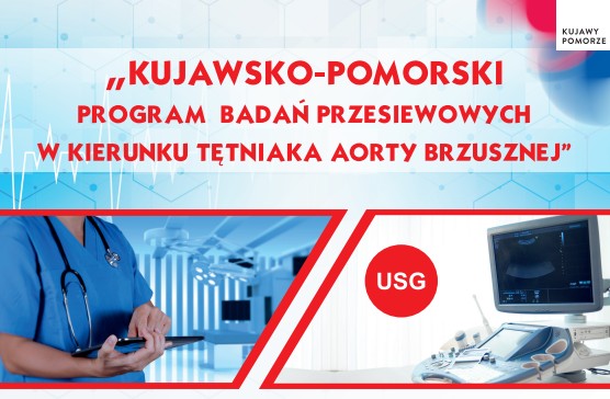 Grafika - Kujawsko-Pomorski Program Badań Przesiewowych w Kierunku Tętniaka Aorty Brzusznej