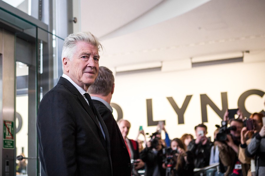 Wernisaż wystawy Davida Lyncha w CSW w Toruniu w 2017 r., fot. Szymon Zdziebło/ tarantoga.pl