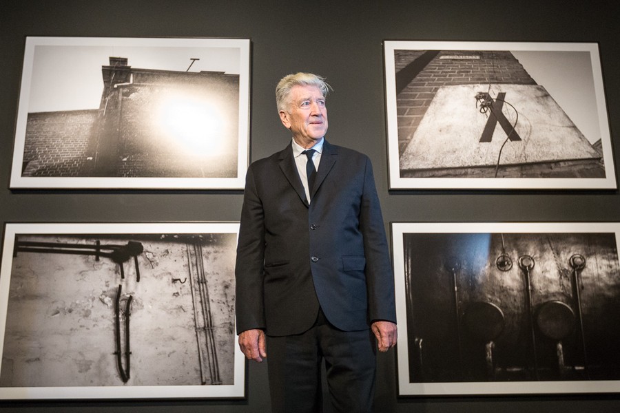 Wernisaż wystawy Davida Lyncha w CSW w Toruniu w 2017 r., fot. Szymon Zdziebło/ tarantoga.pl