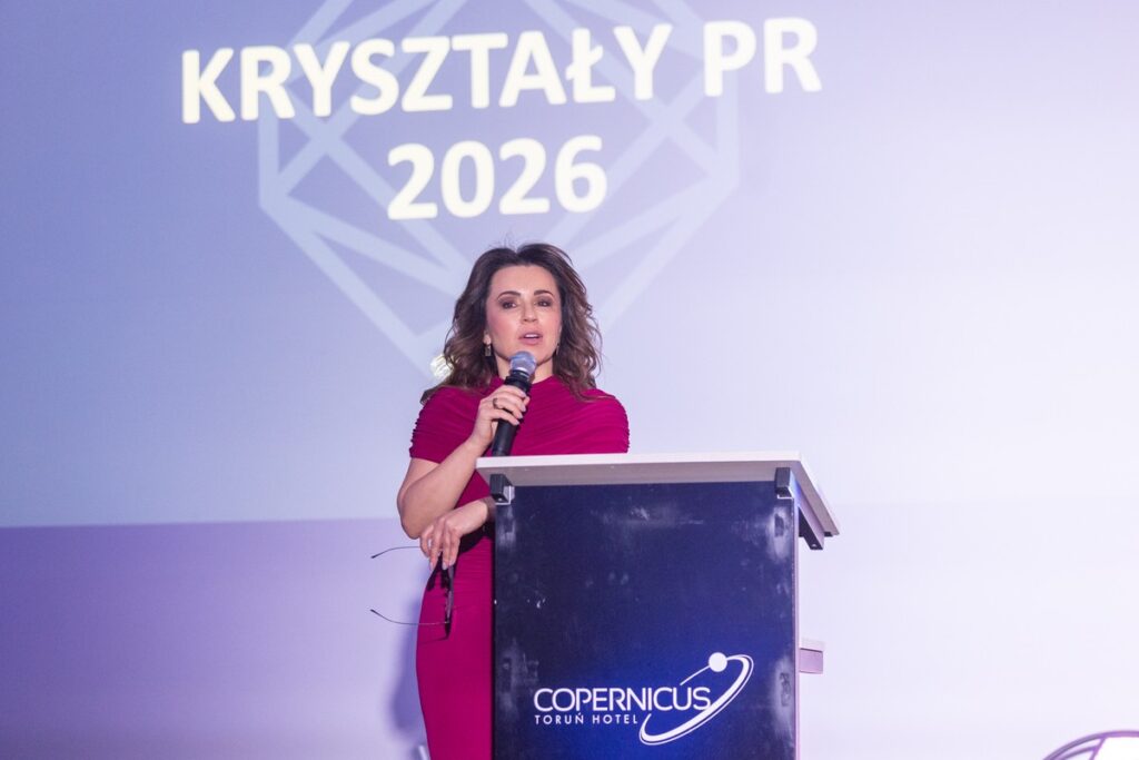 Gala konkursu Kryształy PR 2026 w Toruniu, fot. Mikołaj Kuras dla UMWKP