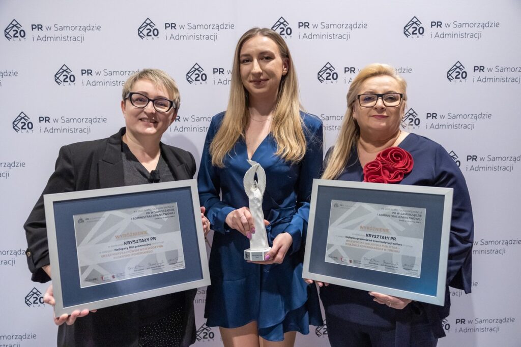 Gala konkursu Kryształy PR 2026 w Toruniu, fot. Mikołaj Kuras dla UMWKP