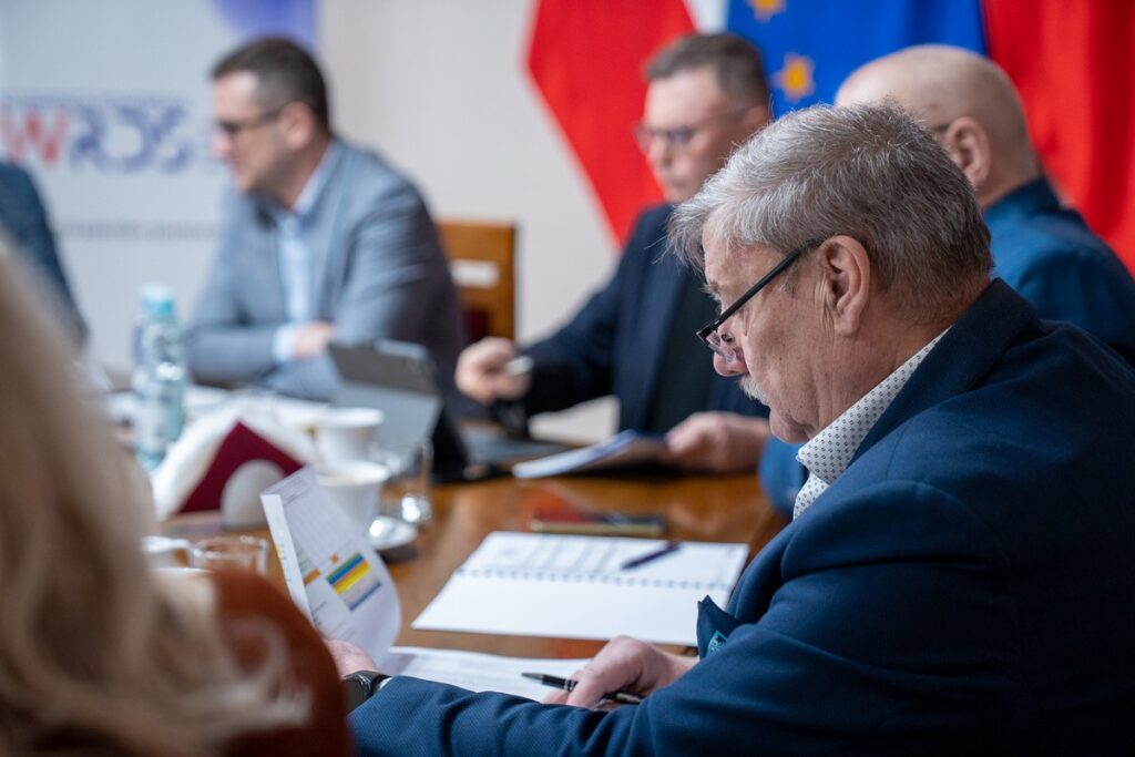 od lewej p. M. Sztybel, p. Z. Ostrowski, p. A. Arndt