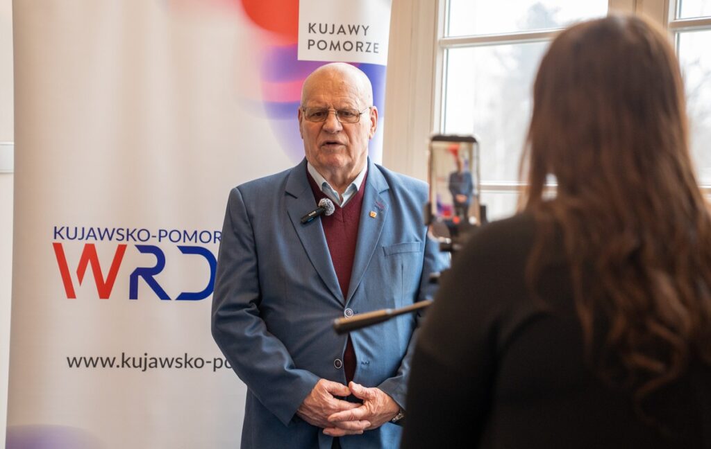 p. Harald Matuszewski podczas posiedzenia K-P WRDS w dniu 12.02.2026 r., fot. KPUW w Bydgoszczy