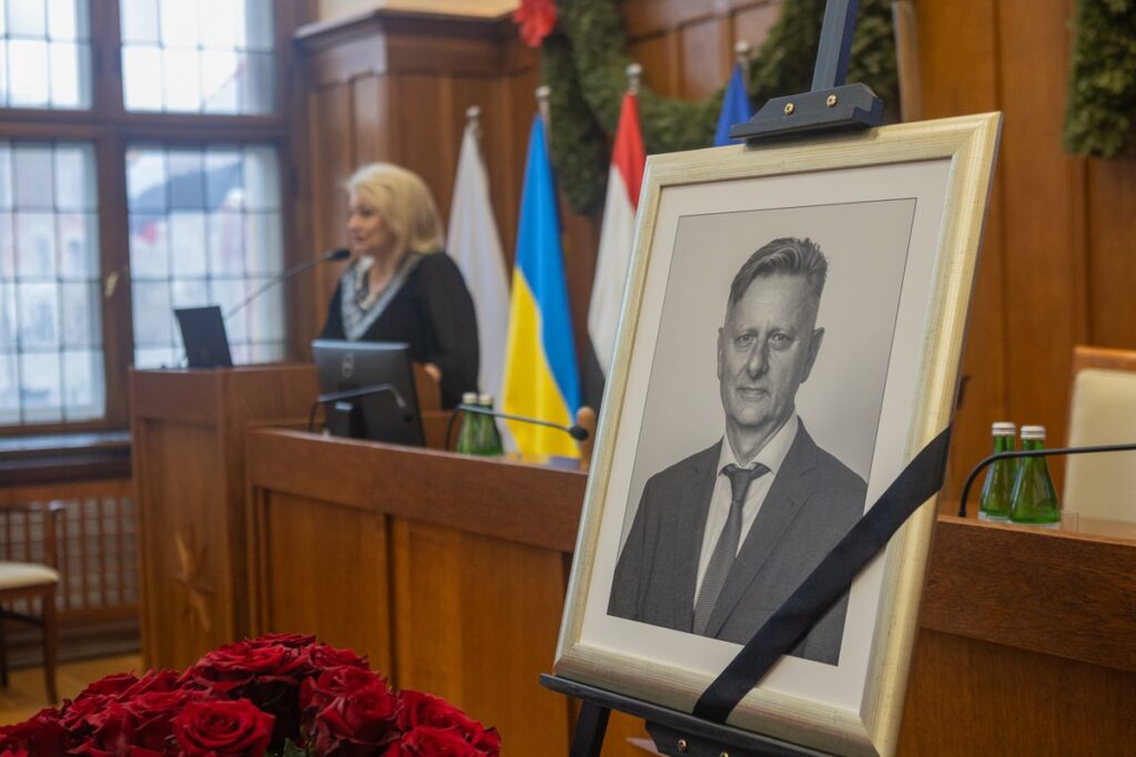 Farewell to Prof. Jacek Woźny, photo by Mikołaj Kuras for the UMWKP