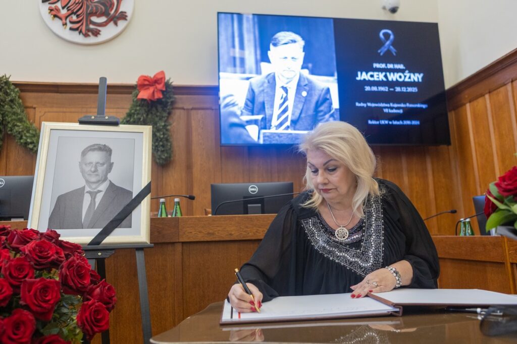 Farewell to Prof. Jacek Woźny, photo by Mikołaj Kuras for the UMWKP