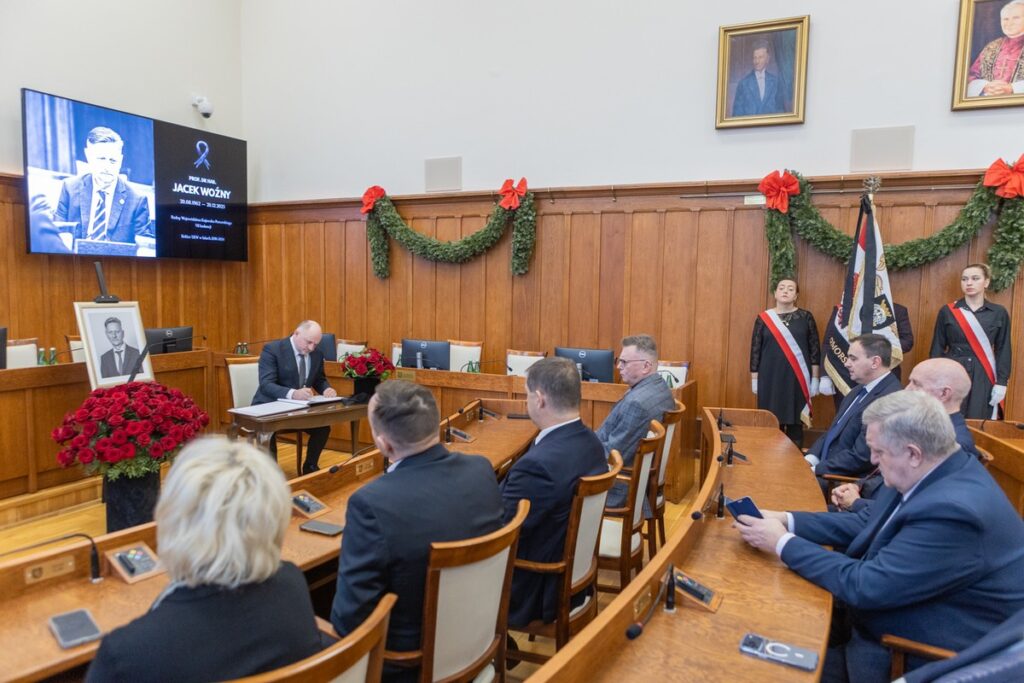 Farewell to Prof. Jacek Woźny, photo by Mikołaj Kuras for the UMWKP