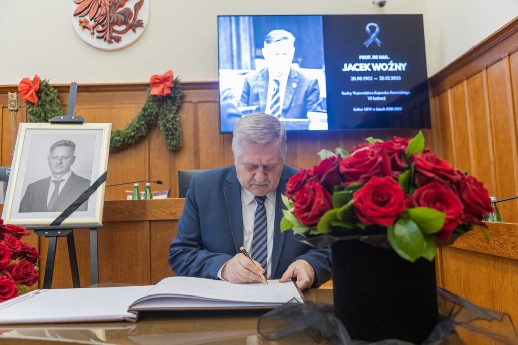 Farewell to Prof. Jacek Woźny, photo by Mikołaj Kuras for the UMWKP