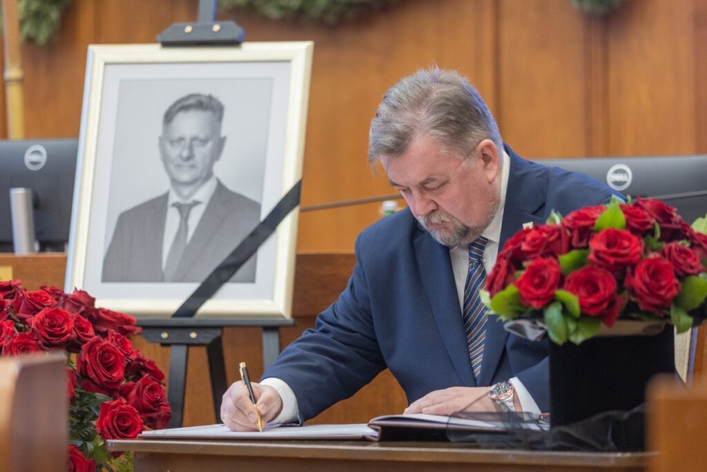 Farewell to Prof. Jacek Woźny, photo by Mikołaj Kuras for the UMWKP