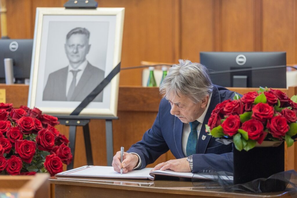 Farewell to Prof. Jacek Woźny, photo by Mikołaj Kuras for the UMWKP