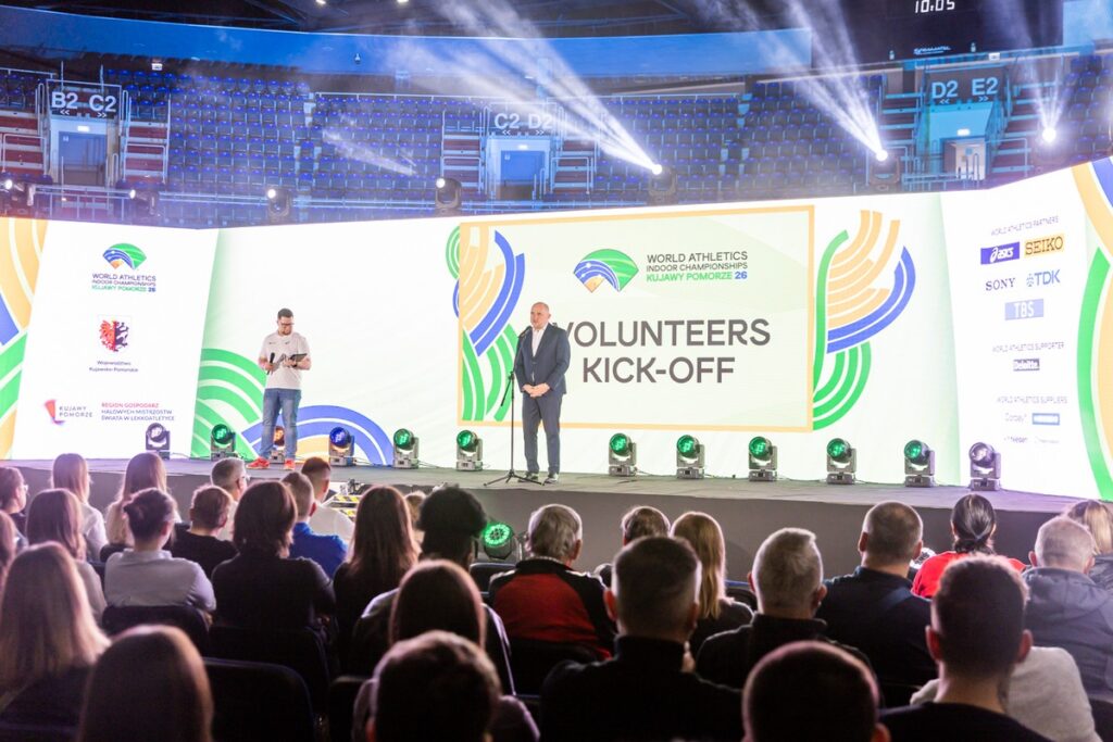 Spotkanie z wolontariuszami Halowych Mistrzostw Świata Kujawy Pomorze 26, fot. Mikołaj Kuras dla UMWKP