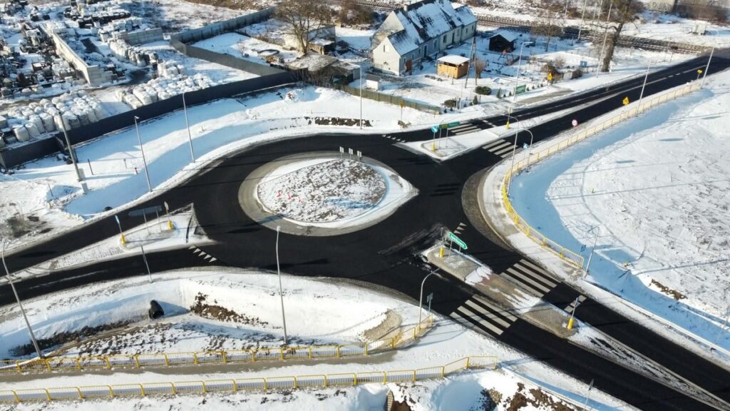 Rondo w Broniewicach, fot. ZDW w Bydgoszczy