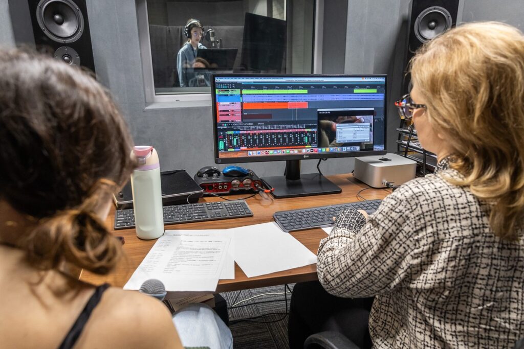 Acting and dubbing workshops, photo: Szymon Zdziebło/tarantoga.pl for the Marshal’s Office of the Kujawsko-Pomorskie Region
