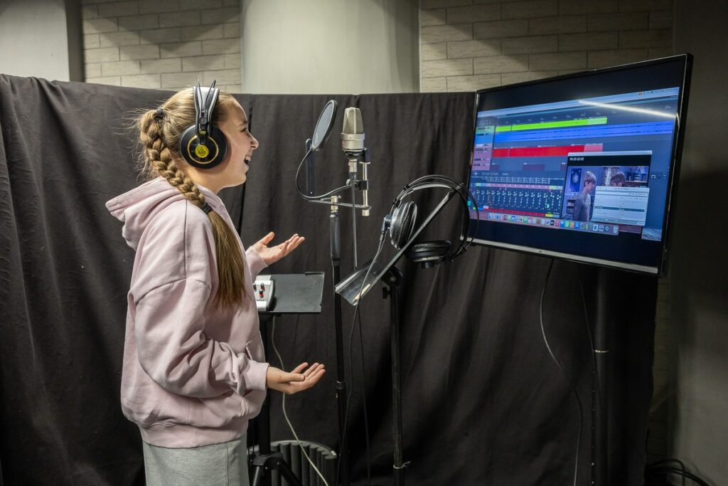 Acting and dubbing workshops, photo: Szymon Zdziebło/tarantoga.pl for the Marshal’s Office of the Kujawsko-Pomorskie Region