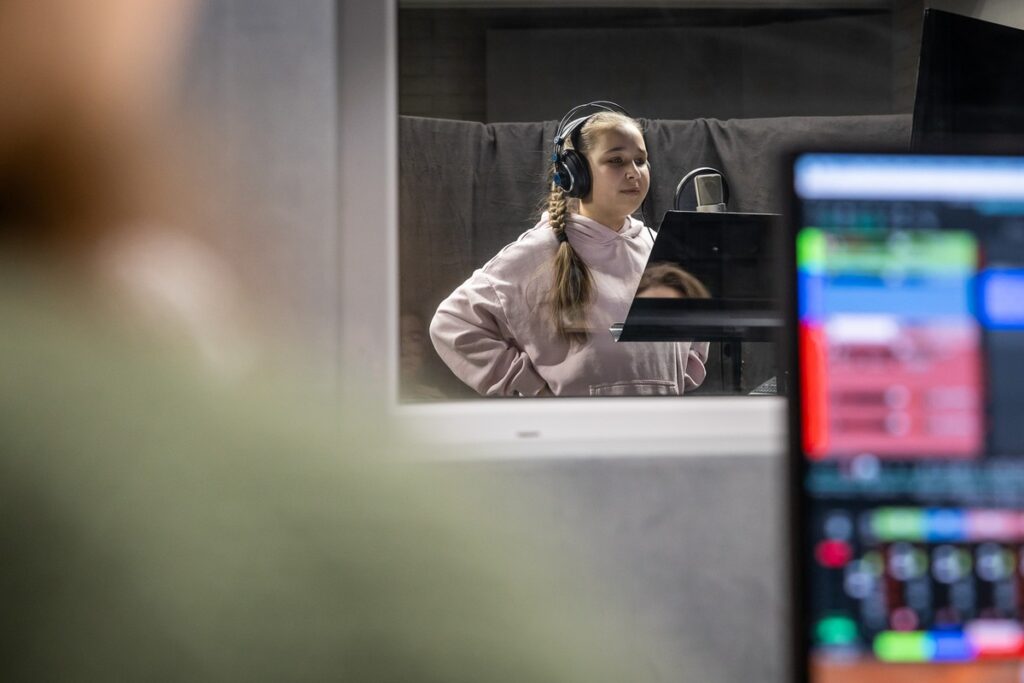 Acting and dubbing workshops, photo: Szymon Zdziebło/tarantoga.pl for the Marshal’s Office of the Kujawsko-Pomorskie Region