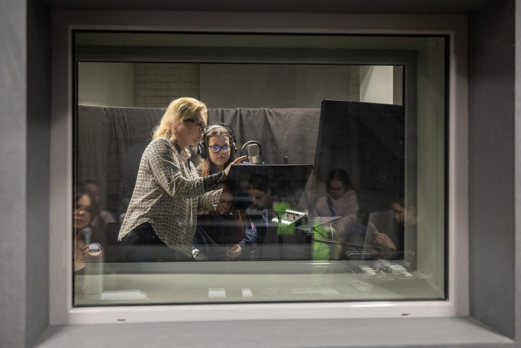 Acting and dubbing workshops, photo: Szymon Zdziebło/tarantoga.pl for the Marshal’s Office of the Kujawsko-Pomorskie Region