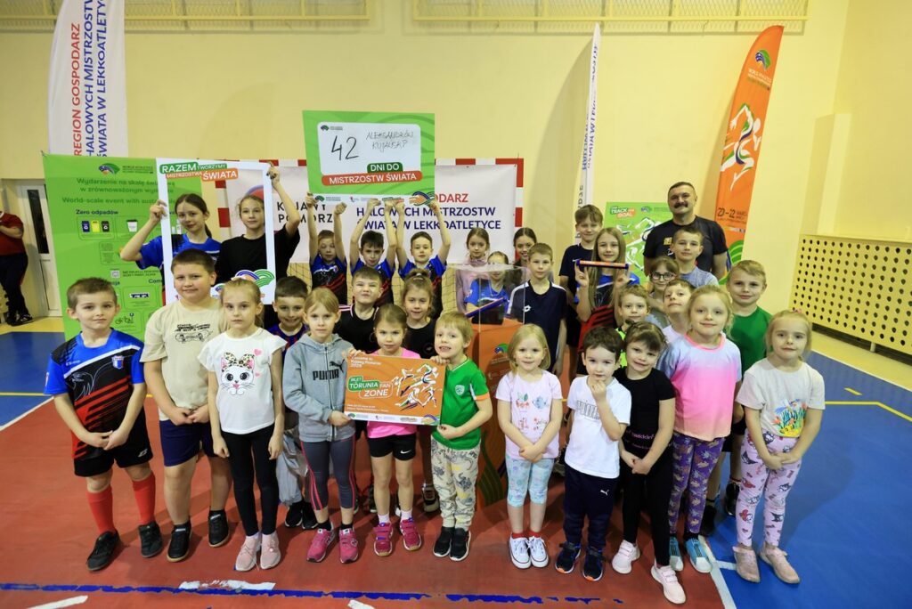 Aleksandrów Kujawski, 50 sztafet Kujaw i Pomorza, 6 lutego 2026 r., fot. Sławomir Kowalski