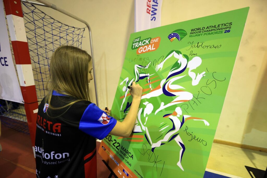 Aleksandrów Kujawski, 50 sztafet Kujaw i Pomorza, 6 lutego 2026 r., fot. Sławomir Kowalski