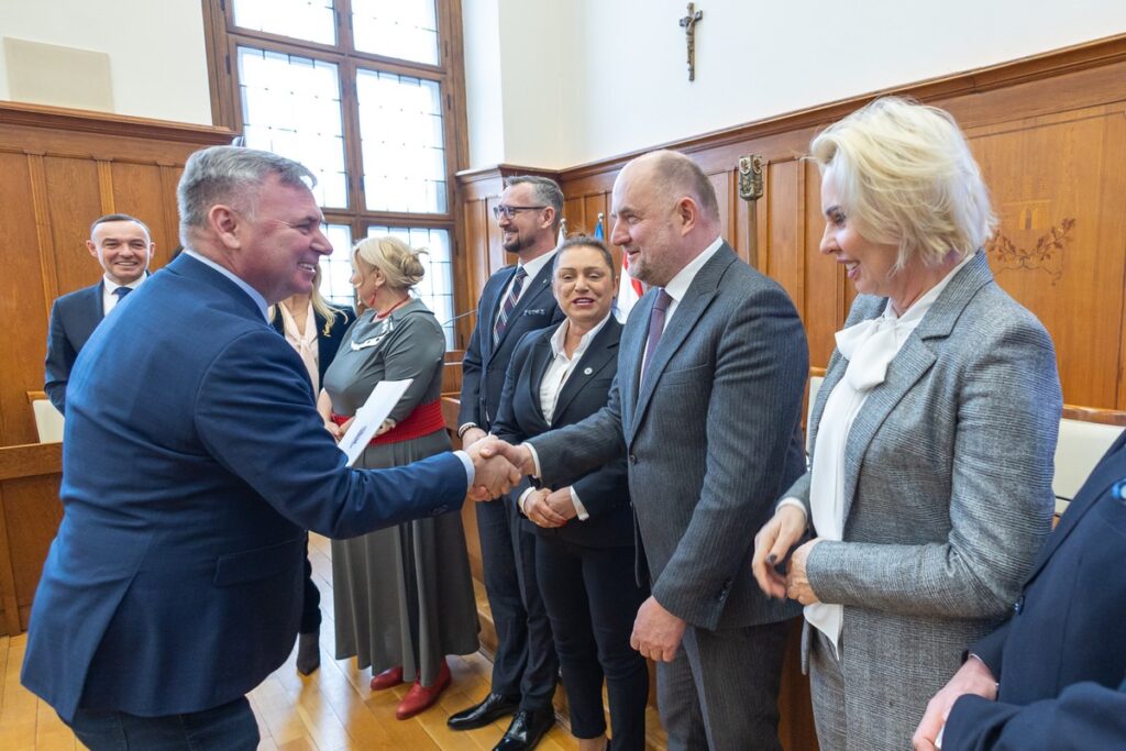 Ceremony for the presentation of NRP grant agreements, 9 February 2026, photo by Mikołaj Kuras for UMWKP