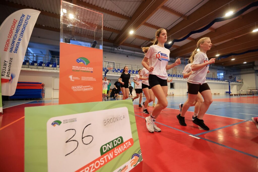 Brodnica, 50 sztafet Kujaw i Pomorza, 12 lutego 2026 r., fot. Sławomir Kowalski