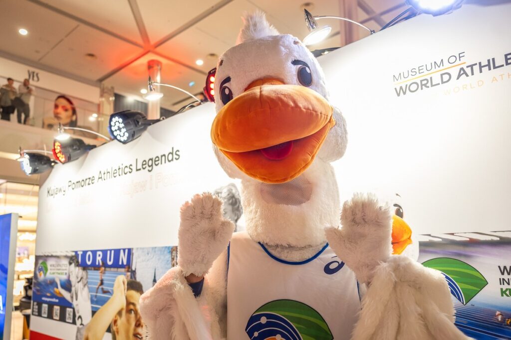 Otwarcie wystawy przygotowanej przez Museum of World Athletics, fot. Szymon Zdziebło/tarantoga.pl dla UMWKP