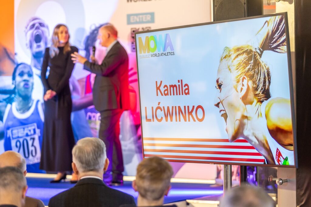 Otwarcie wystawy przygotowanej przez Museum of World Athletics, fot. Szymon Zdziebło/tarantoga.pl dla UMWKP