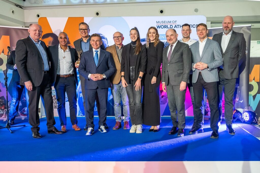Otwarcie wystawy przygotowanej przez Museum of World Athletics, fot. Szymon Zdziebło/tarantoga.pl dla UMWKP